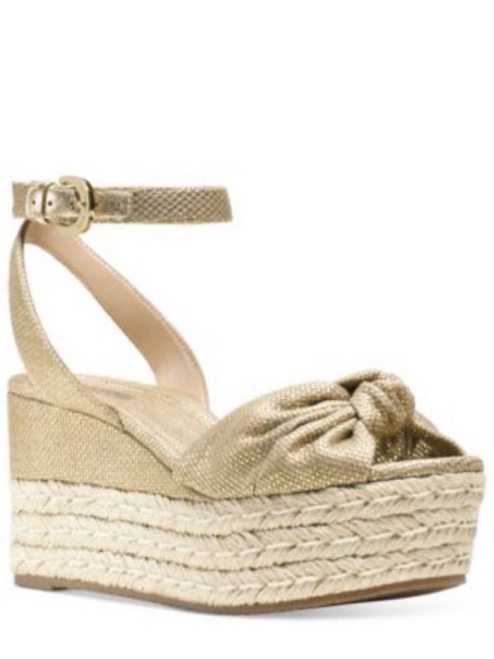 Michael kors wedges 5.5 size gold